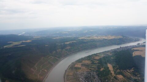 Osterspai and Spay, small towns hugging the banks of the Rhine Valley south of Koblenz.